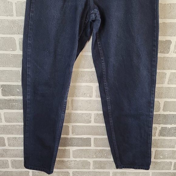 Jordache Dark Blue Wash High Rise Waisted Mom Jeans Tappered Leg Women's Size 12 - Picture 2 of 16